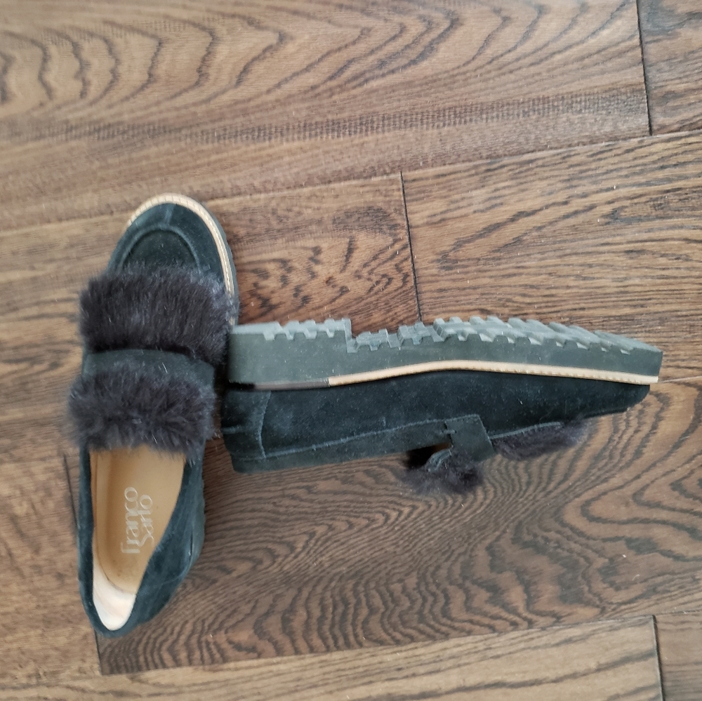 Black Franco Sarto loafers